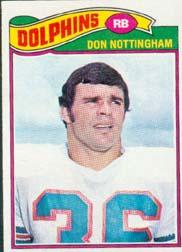 1977 Topps #492 Don Nottingham