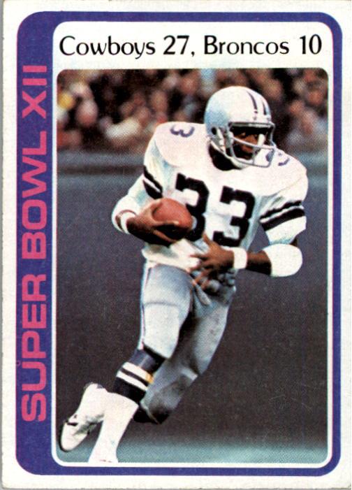1978 Topps #168 Super Bowl XII/Cowboys 27;/Broncos 10/(Tony Dorsett)
