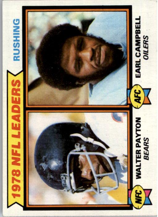 1979 Topps #3 Rushing Leaders/Earl Campbell/Walter Payton