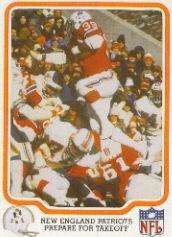 1979 Fleer Team Action #31 New England Patriots