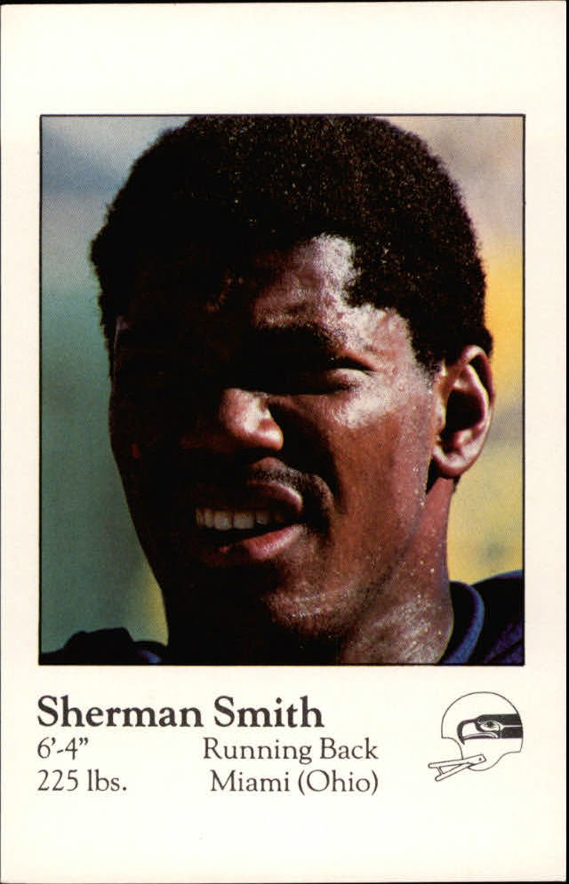 1980 Seahawks Police #3 Sherman Smith
