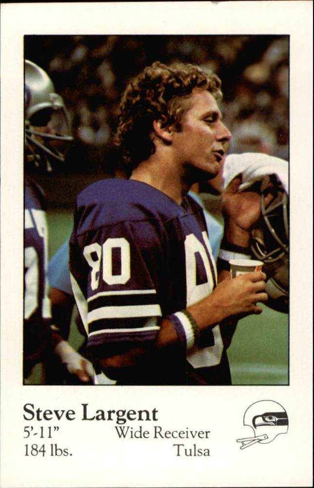 1980 Seahawks Police #10 Steve Largent