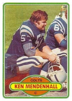 1980 Topps #67 Ken Mendenhall