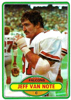 Jeff Van Note autographed Football Card (Atlanta Falcons) 1982 Topps #291