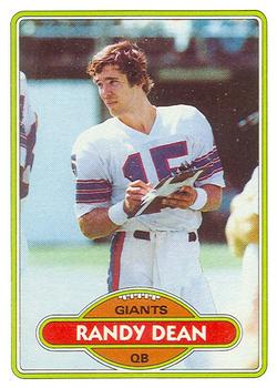 1980 Topps #328 Randy Dean