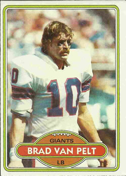 1980 Topps #395 Brad Van Pelt