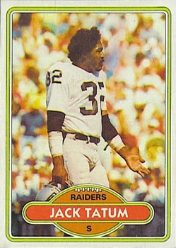 Jack Tatum Autographed 1975 Topps Card #70 Oakland Raiders Beckett