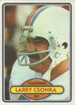 1980 Topps #485 Larry Csonka