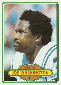 1980 Topps #505 Joe Washington