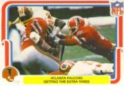 1980 Fleer Team Action #1 Atlanta Falcons/Getting The/Extra Yards
