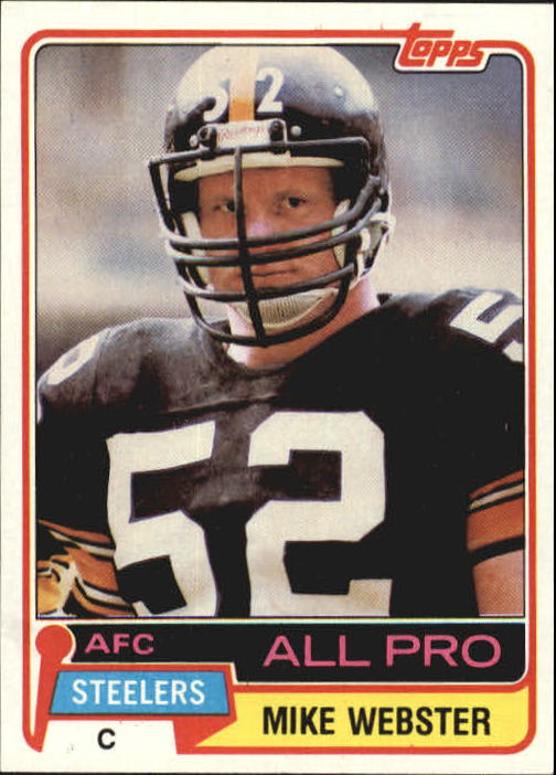 1981 Topps #10 Mike Webster AP