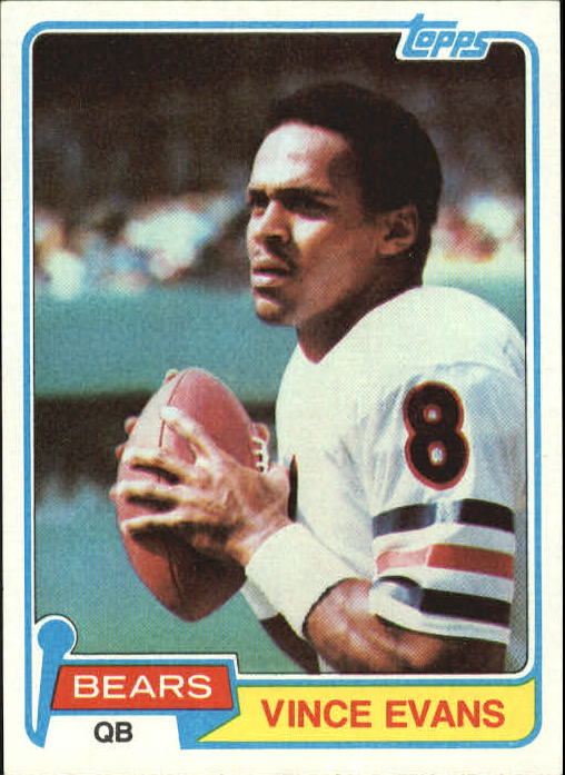 1981 Topps #11 Vince Evans RC