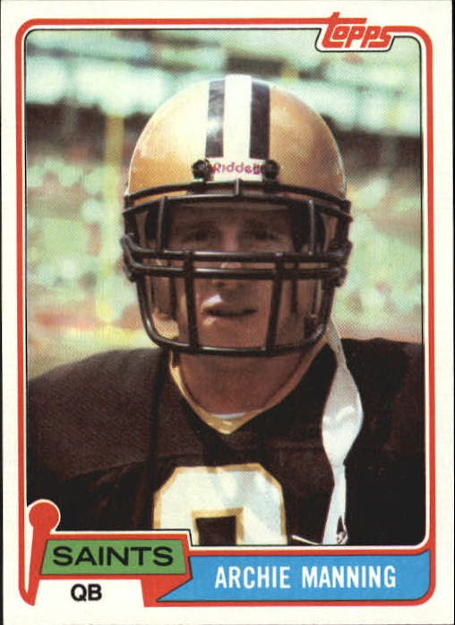 1981 Topps #158 Archie Manning
