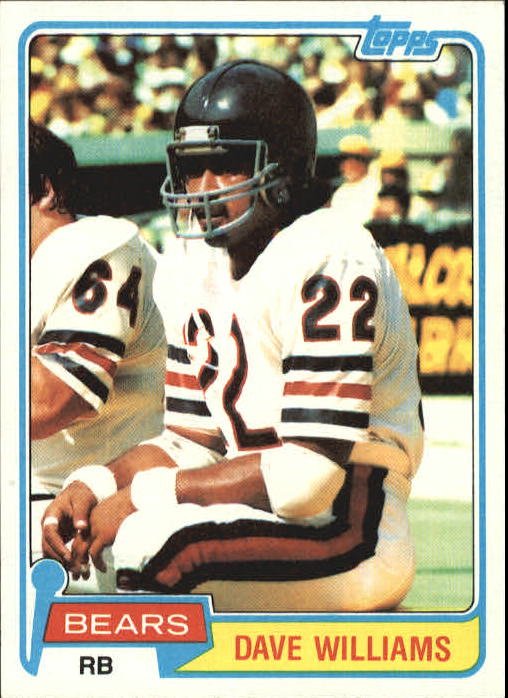 1981 Topps #193 Dave Williams RB RC