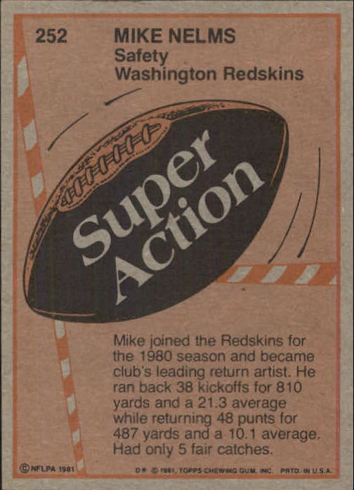 B2883- 1981 Topps FB #s 201-300 MOST STOCK PHOTOS -You Pick- 15+ FREE US SHIP - Picture 119 of 243