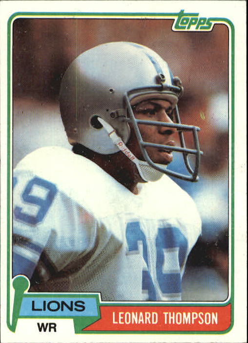 1981 Topps #386 Leonard Thompson