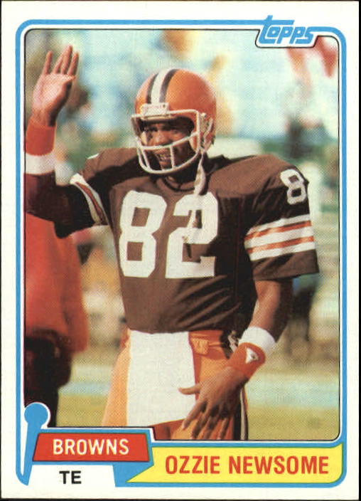 1980 Fleer Cleveland Browns Ozzie Newsome End Around Card #11