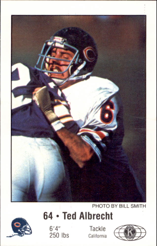 Brian Baschnagel autographed Football Card (Chicago Bears, SC