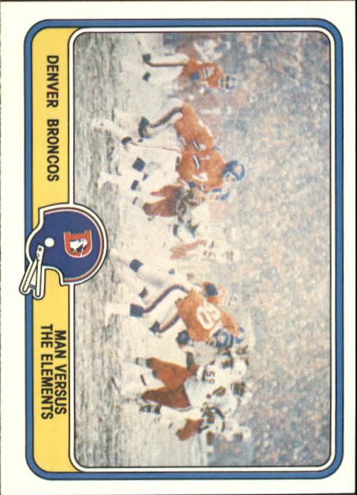 1981 Fleer Team Action #15 Denver Broncos