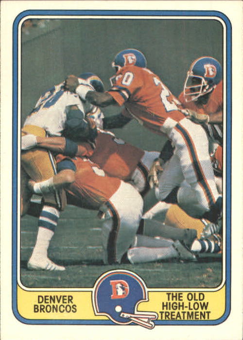 1981 Fleer Team Action #16 Denver Broncos