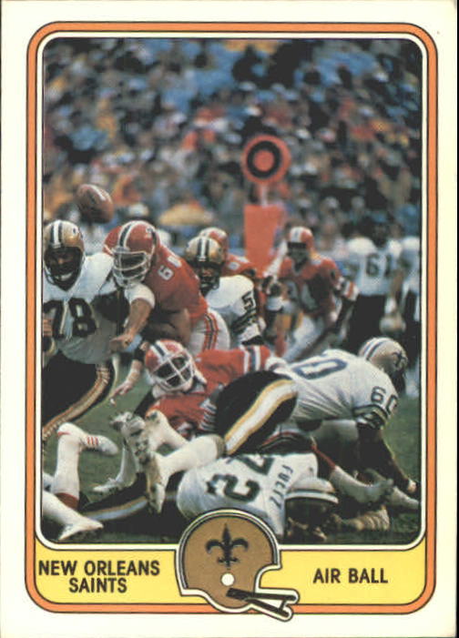 1981 Fleer Team Action #34 New Orleans Saints