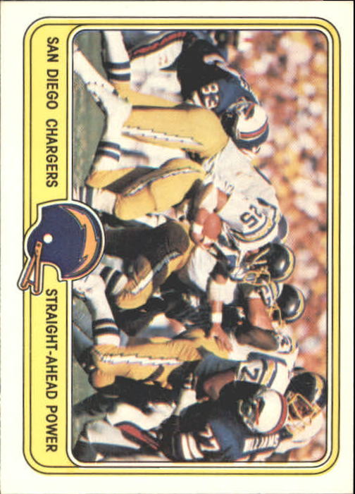 1981 Fleer Team Action #47 San Diego Chargers