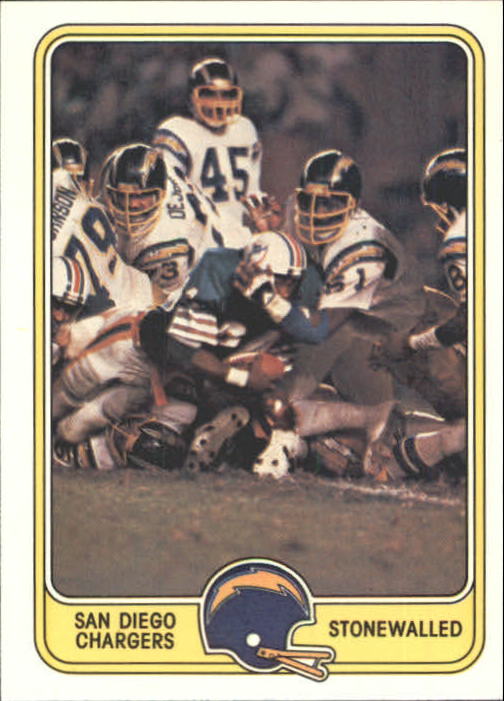 1981 Fleer Team Action #48 San Diego Chargers