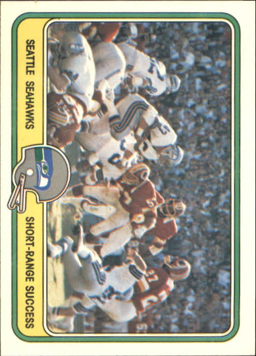 1981 Fleer Team Action #51 Seattle Seahawks