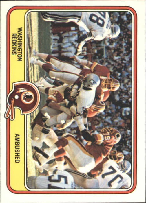 1981 Fleer Team Action #56 Washington Redskins