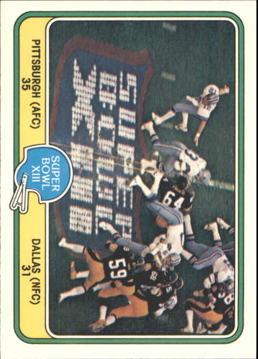 1981 Fleer Team Action #69 Super Bowl XIII