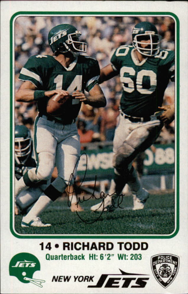 Richard Todd Jets Pictures And Photos  New york jets football, New york  jets, Jets football