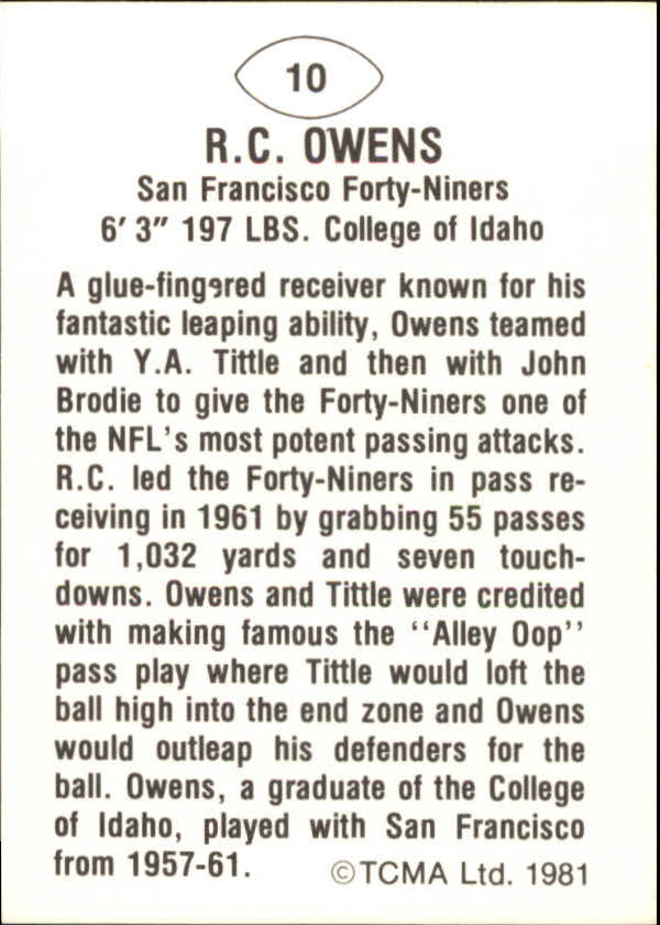 B2243- 1981-87 TCMA Football Greats Card #s 1-90 -You Pick- 15+ FREE US SHIP - Picture 21 of 155