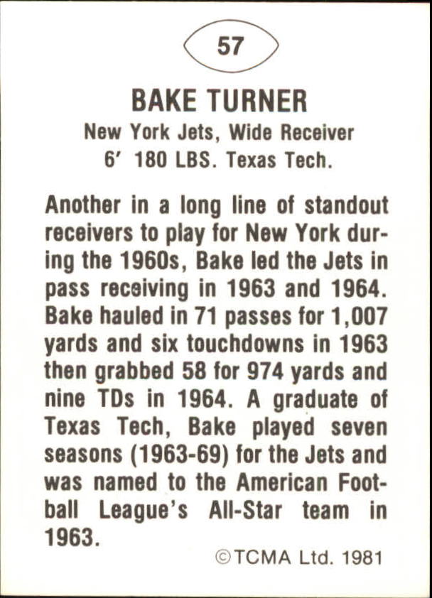 B2243- 1981-87 TCMA Football Greats Card #s 1-90 -You Pick- 15+ FREE US SHIP - Picture 113 of 155