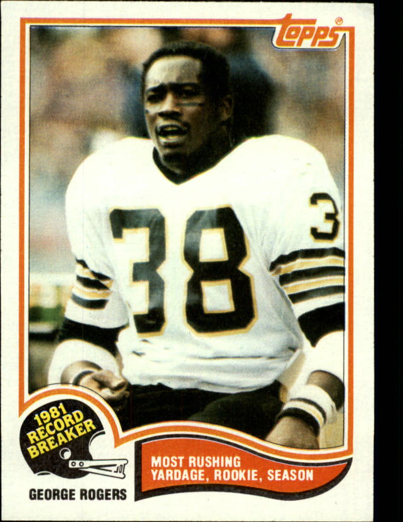 1982 Topps #5 George Rogers RB/Most Rushing Yards:/Rookie Season
