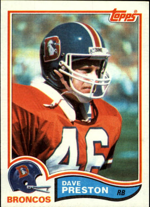 1982 Topps #85 Dave Preston