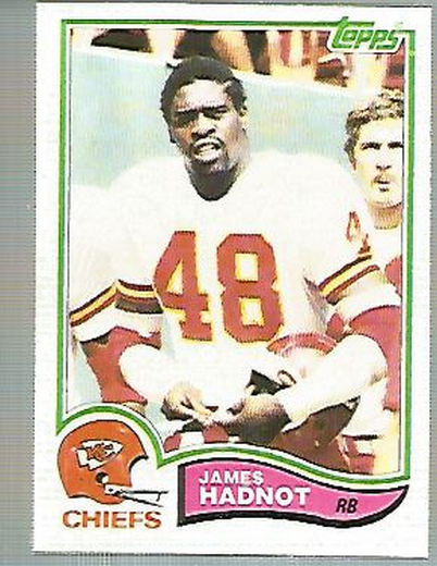 1982 Topps #116 James Hadnot