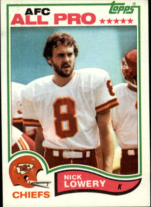 1982 Topps #120 Nick Lowery AP