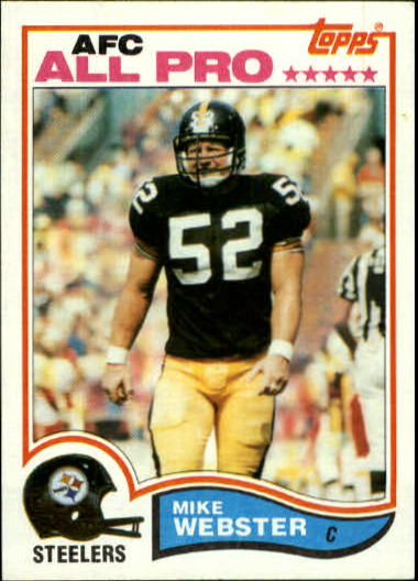 1982 Topps #222 Mike Webster AP