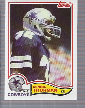 1982 Topps #326 Dennis Thurman RC