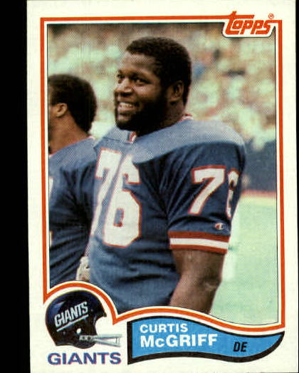 1982 Topps #428 Curtis McGriff