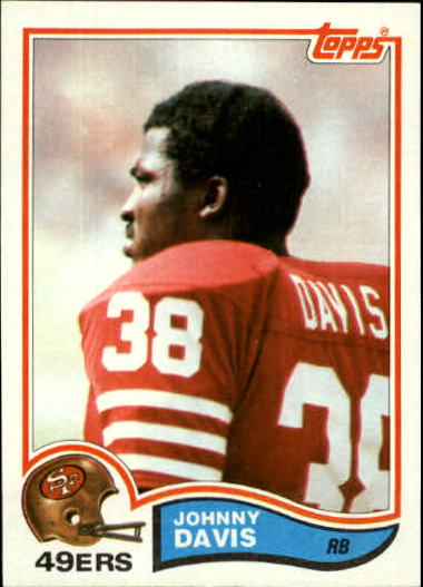 1982 Topps #482 Johnny Davis RC