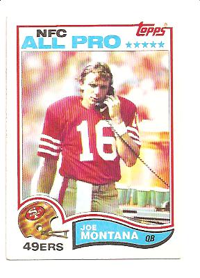 1982 Topps #488 Joe Montana AP