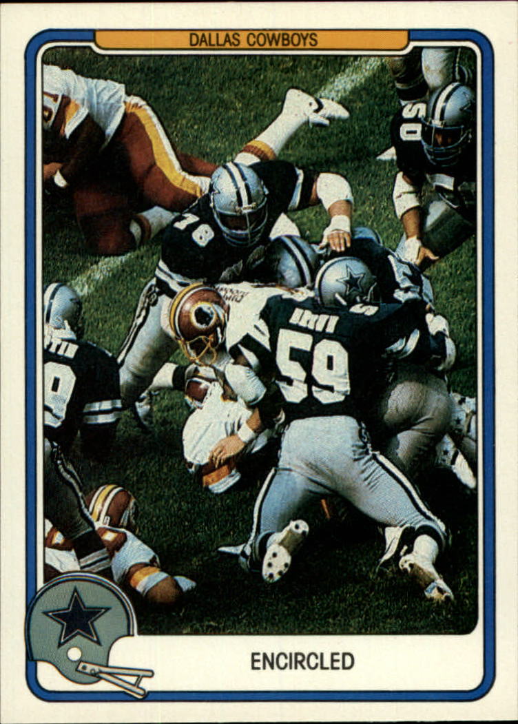 1982 Fleer Team Action #14 Dallas Cowboys