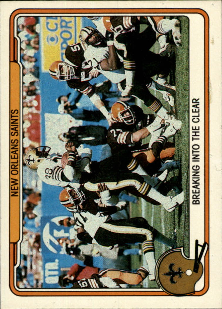 1982 Fleer Team Action #33 New Orleans Saints