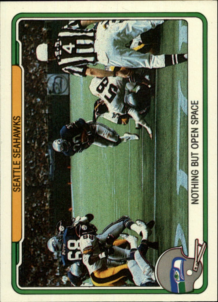 1982 Fleer Team Action #51 Seattle Seahawks