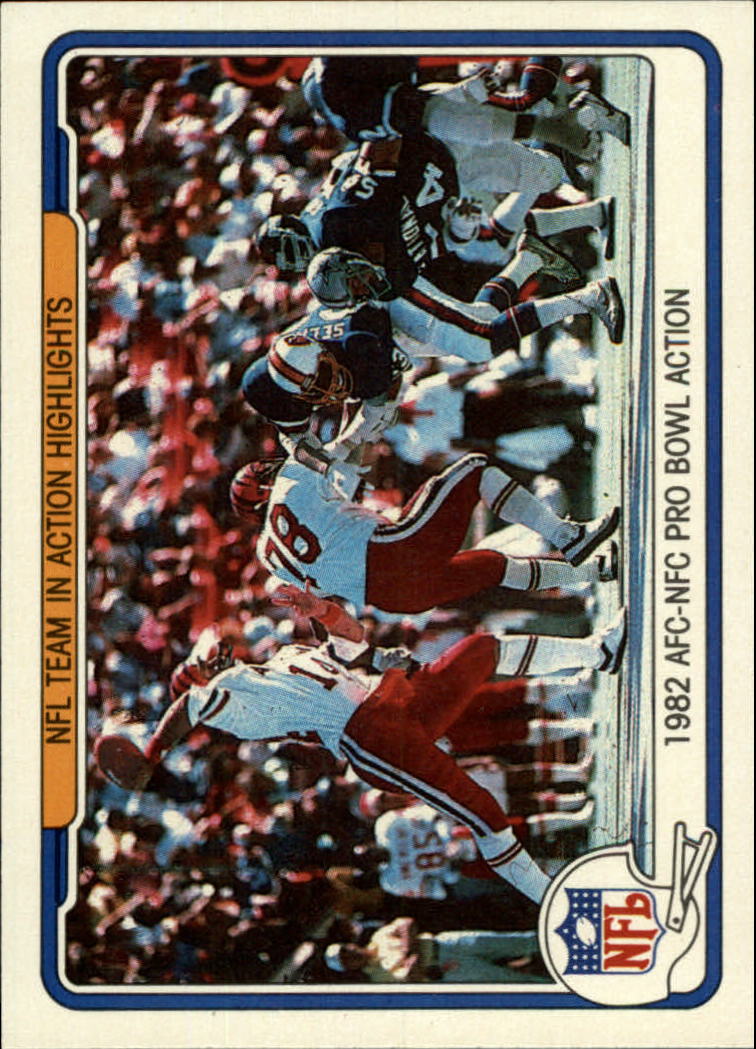 1982 Fleer Team Action #74 NFL Team Highlights