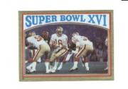 1982 Topps Stickers #9 Super Bowl XVI/(Joe Montana/handing off) * FOIL
