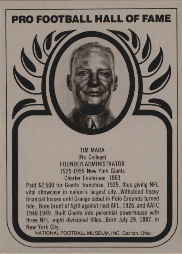 1982-2013 Hall of Fame Metallics #83 Tim Mara