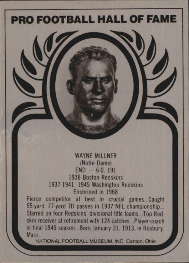 1982-2013 Hall of Fame Metallics #85 Wayne Millner