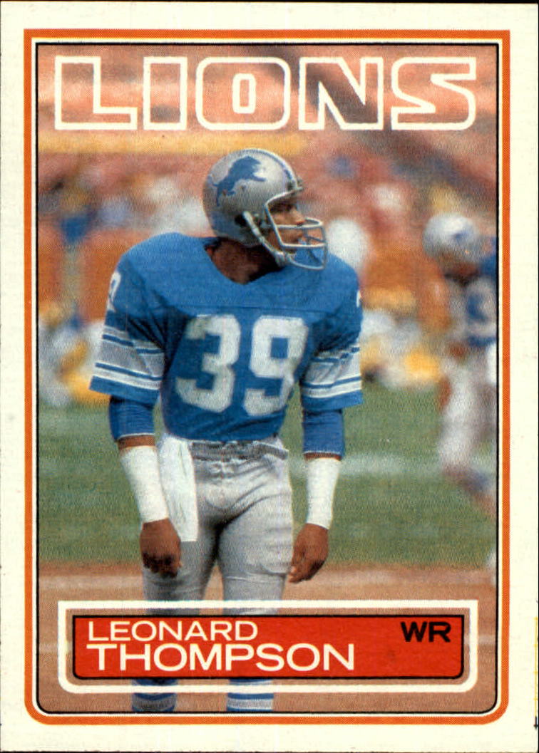 1983 Topps #72 Leonard Thompson DP
